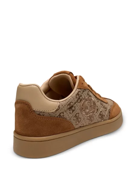 Sneakerși Guess cu imagine maro