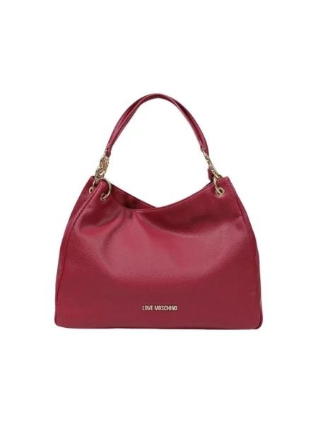 Torebka Love Moschino skórzana fioletowa