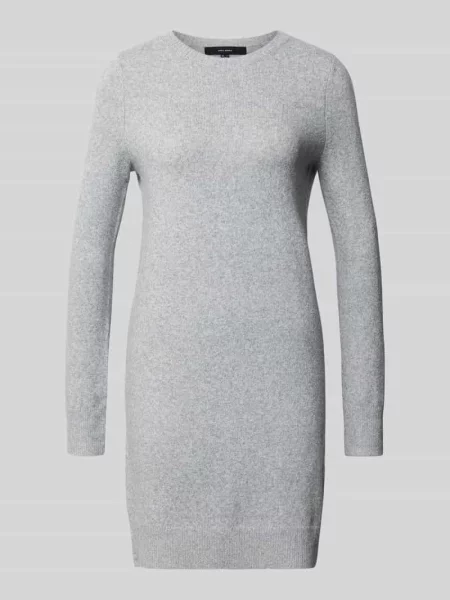 Dopasowana sukienka z dzianiny z okrągłym dekoltem model DOFFY' Vero Moda