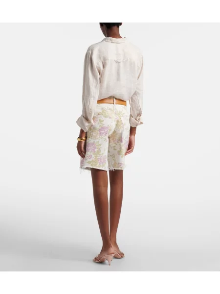 Bermude Citizens Of Humanity cu model floral bej
