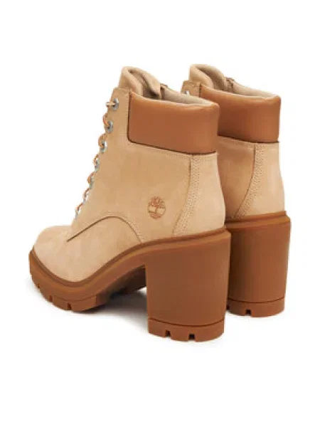 TIMBERLAND Šnurovacie členkové čižmy / ťavej srsti béžová