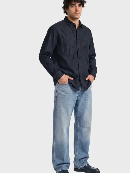 Рубашка G-star Raw синяя