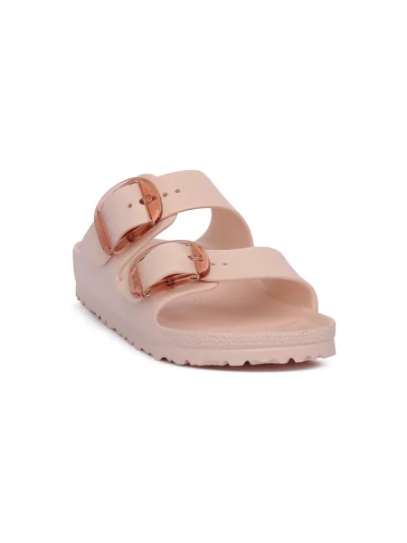 Pantofle Birkenstock s přezkou růžové