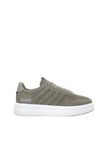 Sneakersy Fessura brązowe
