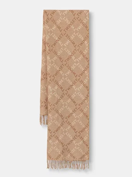 Twinset fular pentru femei bej