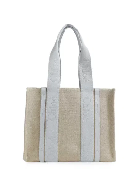 Geantă shopper Chloé cu broderie