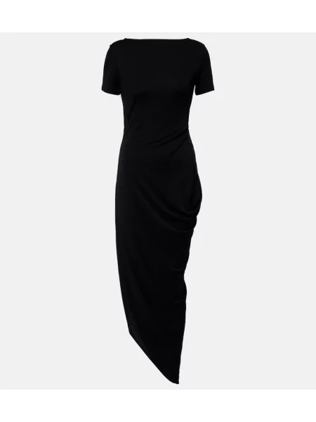 Rochie midi Jacquemus din jerseu negru