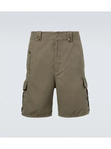 Pantaloni scurți cargo Brunello Cucinelli de in verde