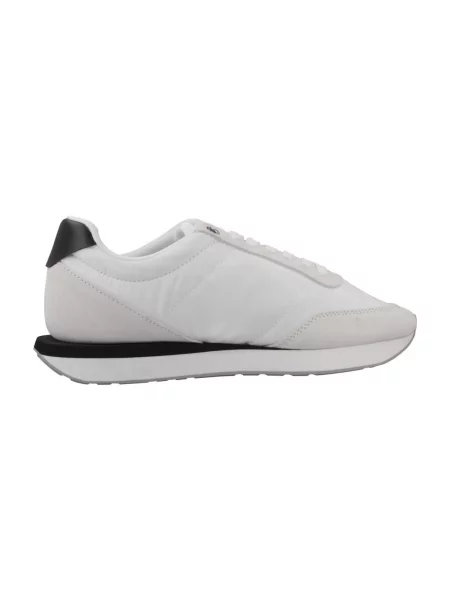 Pantofi Calvin Klein Jeans cu șireturi retro din dantelă alb