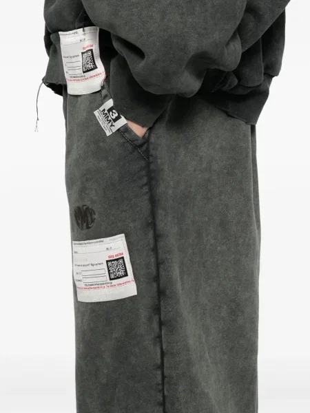 Pantaloni Maison Mihara Yasuhiro cu autograf gri