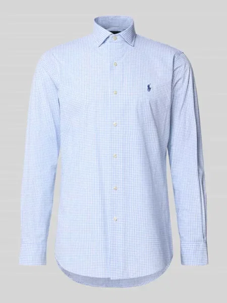Koszula casualowa z listwą guzikową Polo Ralph Lauren niebieska