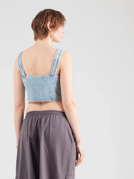Calvin Klein Jeans Top denim albastru