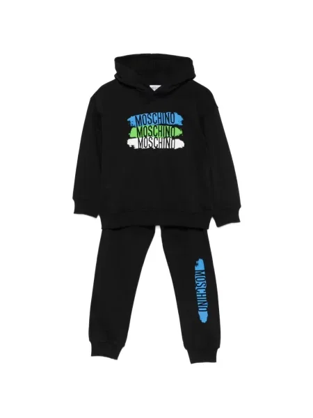 Komplet dresowy dziecięcy Moschino czarny