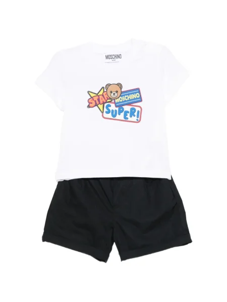 Szorty dziecięce Moschino białe