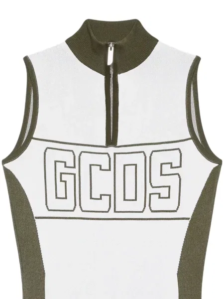 Rochie mini Gcds cu imagine de costum alb