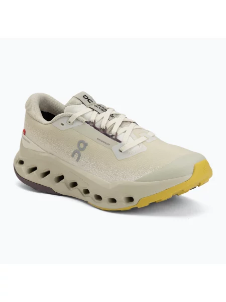 Női futócipő On Cloudsurfer Trail 2 Waterproof ghost/chalk Cloudsurfer Trail 2 Waterproof bézs