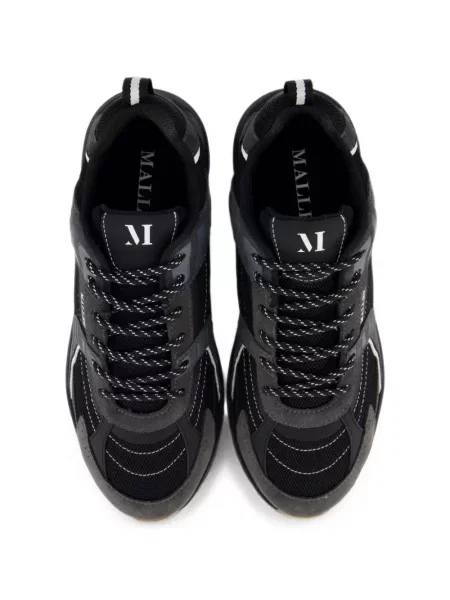 Sneakerși Mallet plasă negru