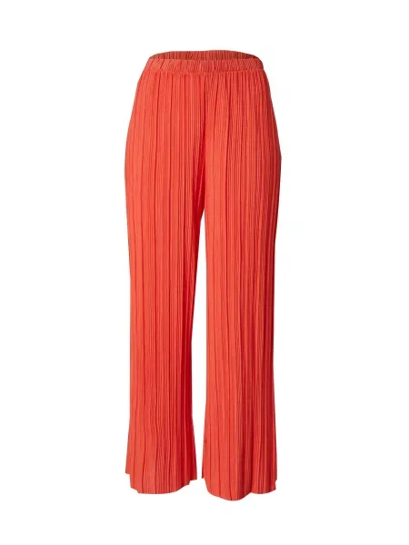 VILA Pantaloni VIPLISA orange roșu
