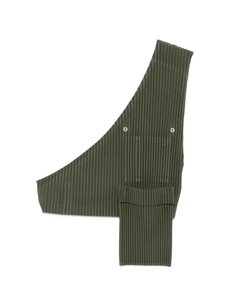Ασύμμετρη μπλούζα Homme Plissé Issey Miyake πράσινο