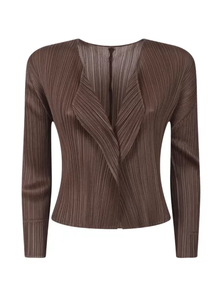 Cropp cardigan Pleats Please Issey Miyake plisat maro