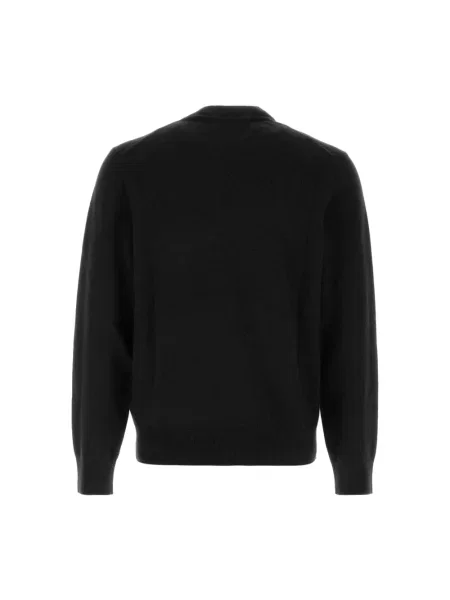 Sweter Burberry z kaszmiru czarny