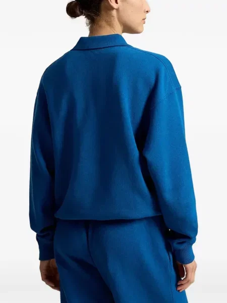 Gulerat pulover Polo Ralph Lauren cu autograf alergare verde