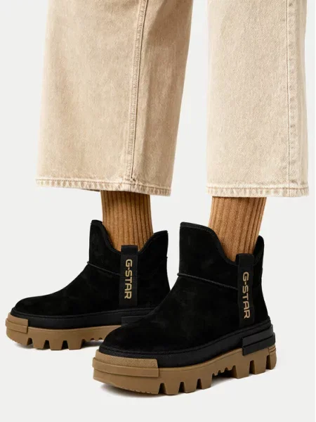 G-Star Raw Škornji črna