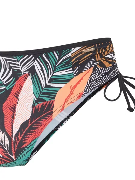 SUNSEEKER Bikinové nohavičky nefritová / oranžová / čierna biela