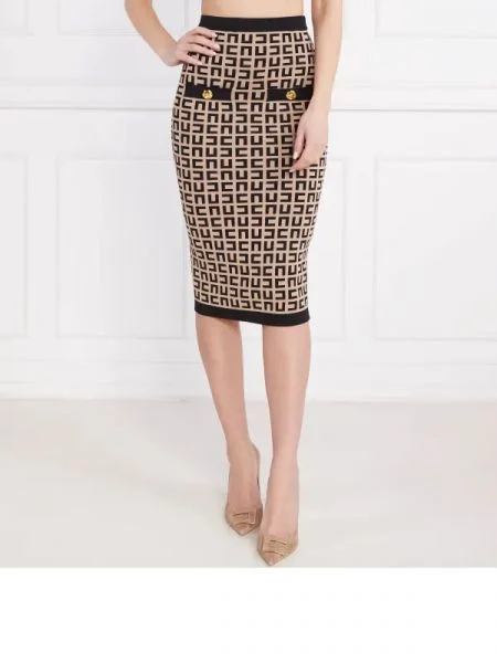 Elisabetta Franchi Fustă maro