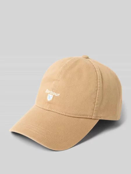Barbour czapka bejsbolówka męska beżowa