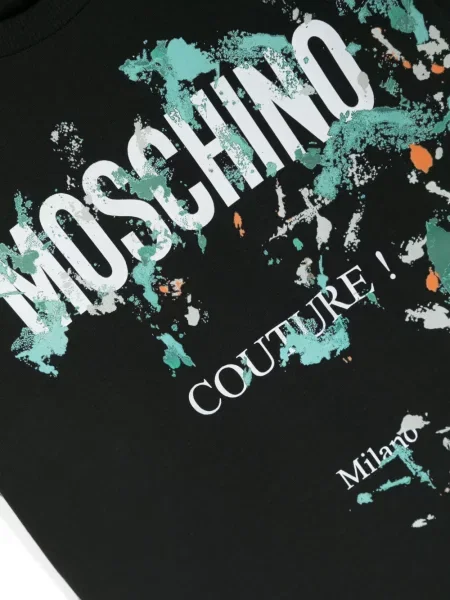 Koszulka dziecięca Moschino czarna