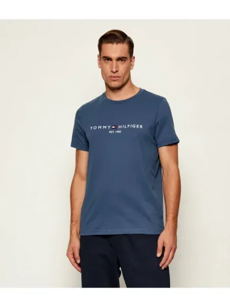 Tommy Hilfiger Póló Logo Regular Fit kék
