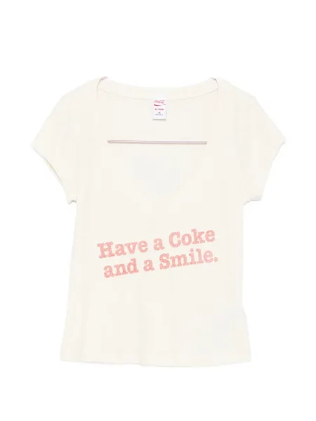 Tricou Re/done cu imagine cu decolteu în V