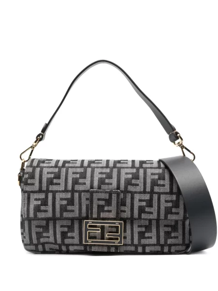 Чанта тип багета Fendi Baguette черно