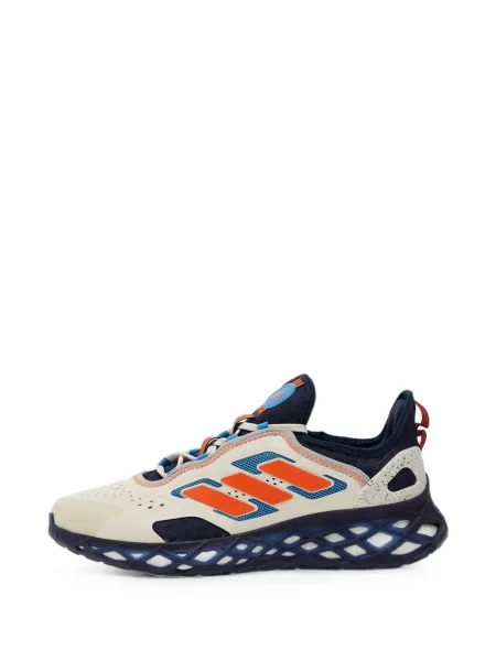 Fotbal sneakerși Adidas Climacool cu autograf cu dungi roșu