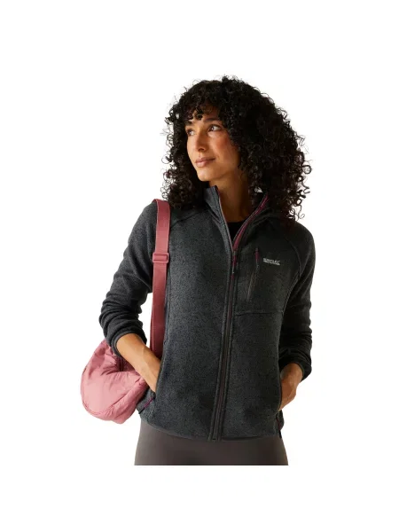 Bluza Z Kapturem Newhill II Marl Full Zip szara