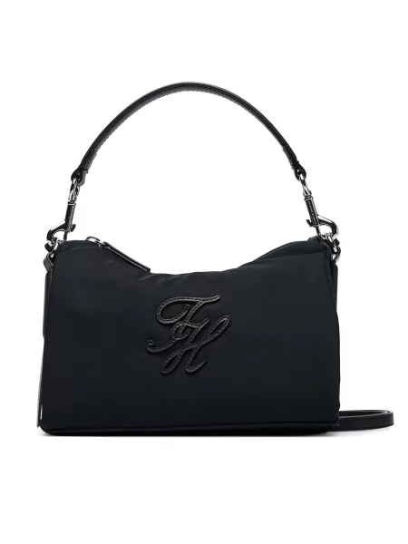TOMMY HILFIGER Ročna torbica črna