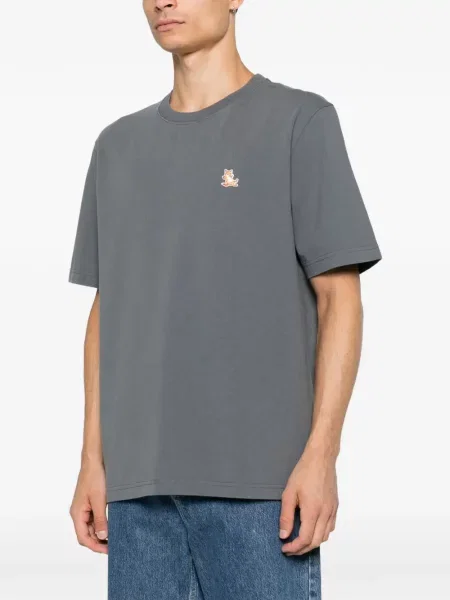 Tricou Maison Kitsune gri