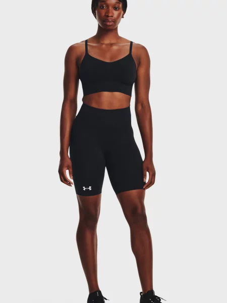 Безшовні короткі спортивні шорти Under Armour чорні