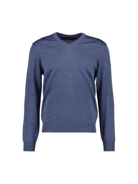 Dzianinowy sweter Maerz niebieski