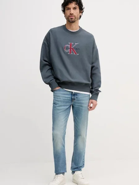 Calvin Klein Jeans jeansy niebieski