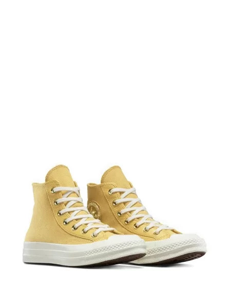 Sneakerși Converse Chuck 70 alergare cu cataramă cu bretele alb