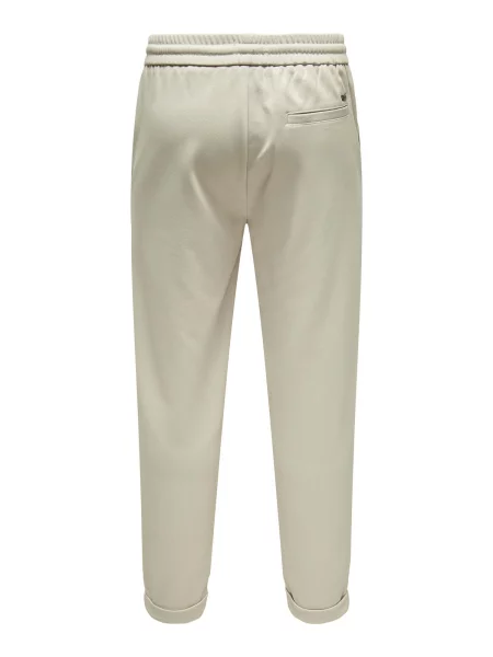 Only & Sons nohavice Linus Tapered Fit béžová