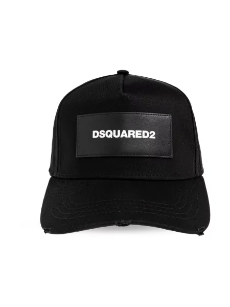 Czapka z daszkiem Dsquared2 czarna
