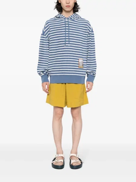Суичър с качулка Maison Kitsuné синьо