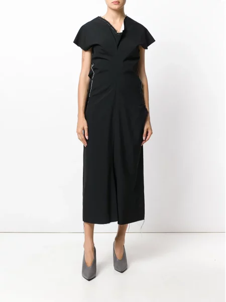 Peplum oblekové šaty Comme Des Garçons Pre-owned černé