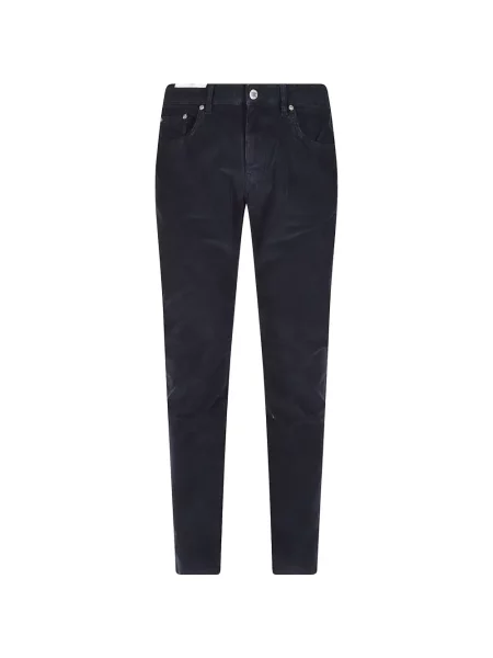 Pantaloni Pt Torino de catifea cord albastru