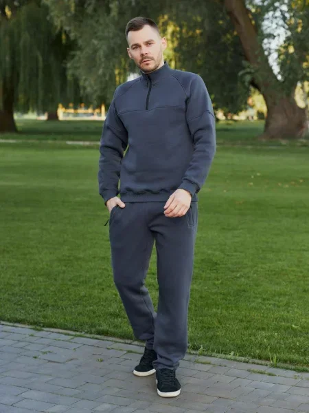 Костюмный костюм Umon серый