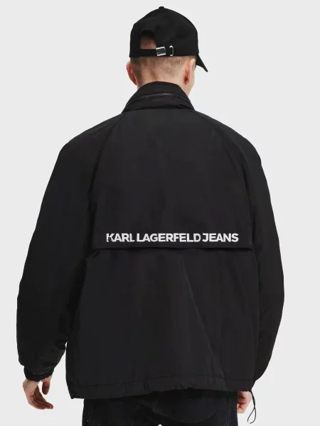Джинсовая куртка Karl Lagerfeld Jeans черная