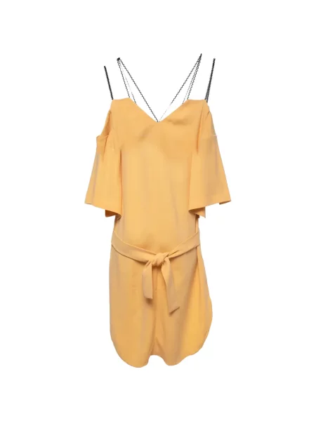Cu centură rochie mini Rm By Roland Mouret portocaliu